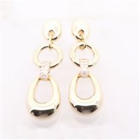 Orecchini Domar Gioielli Donna Dolù Bijoux orecchini in Ottone ipoallergenico Cubic Zirconia EZC125320